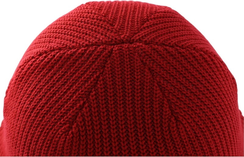 Connectyle Classic Double Layer Knit Beanie Hat Warm Thick Acrylic Winter Hats Daily Cuffed Beanies Watch Hat for Men Women - Image 5